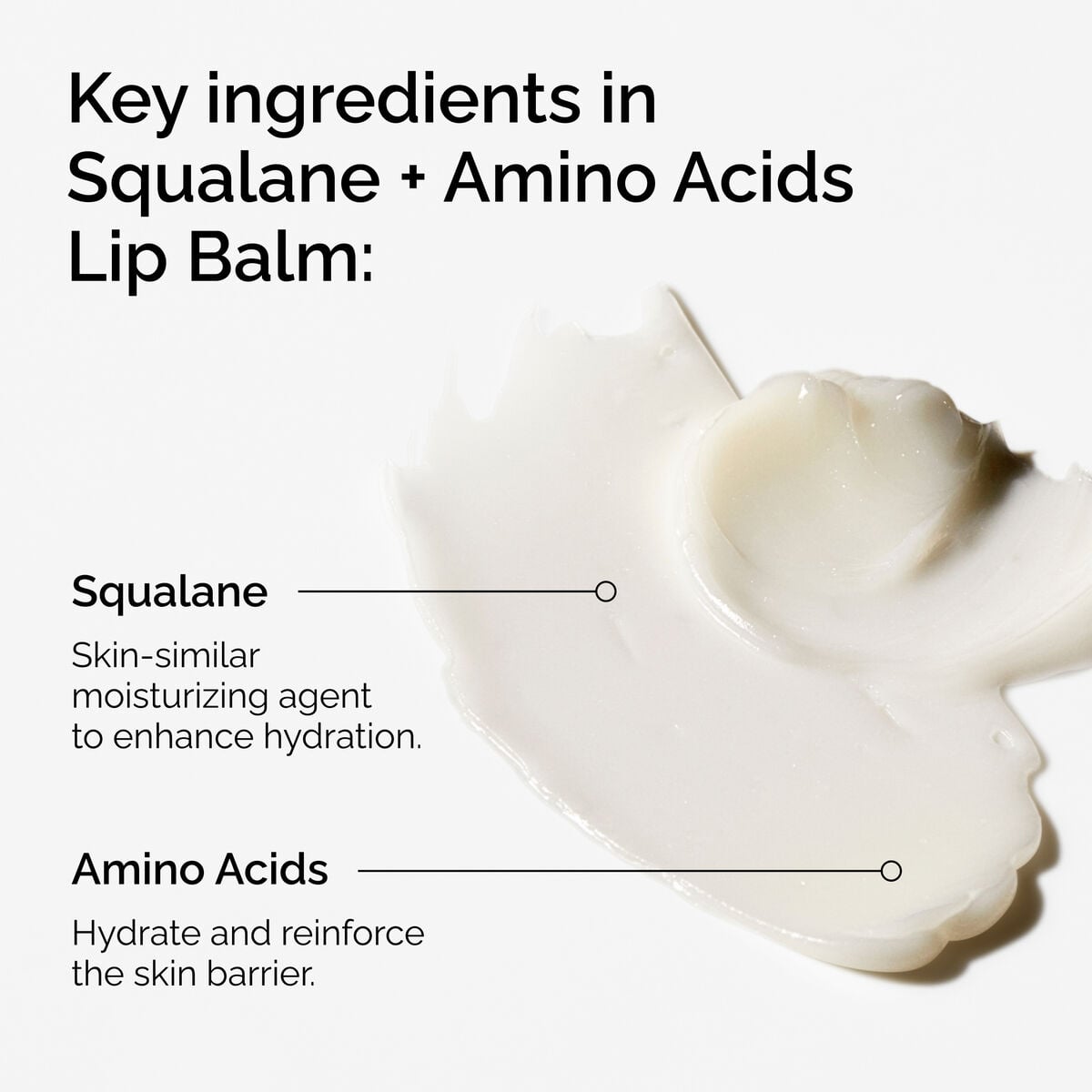 Squalane + Amino Acids Lip Balm - Bright Touch
